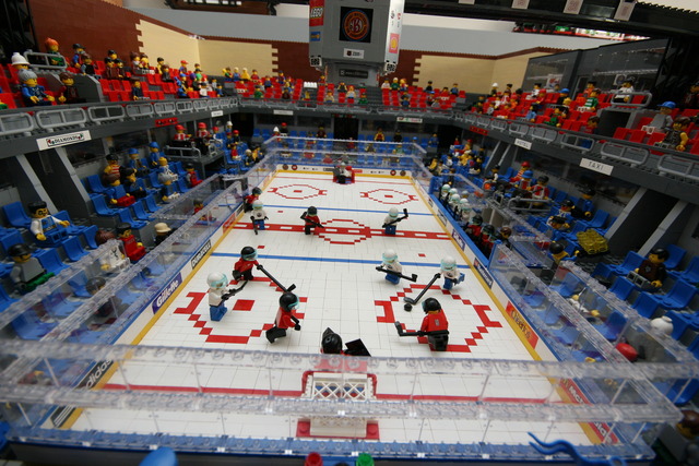 Lego Hockey Arena - Oilers vs Flames