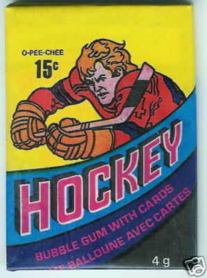 Hockey Card Wrapper 1978