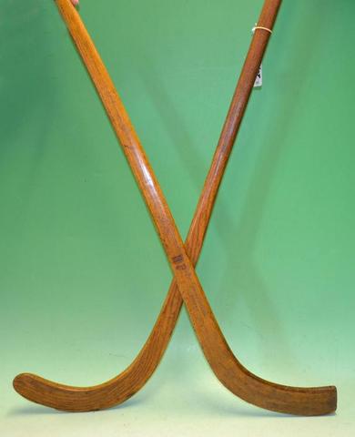 Antique Bandy & Hockey Sticks - Slazenger & Sons & F H Ayres