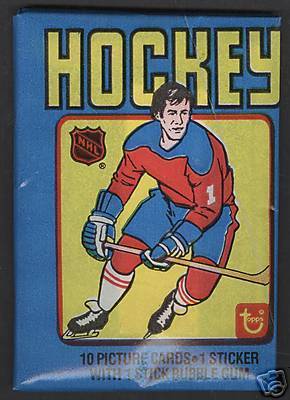 Hockey Card Wrapper 1979