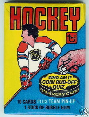 Hockey Card Wrapper 1980 1