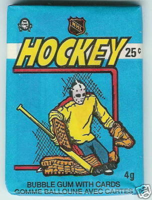 Hockey Card Wrapper 1982