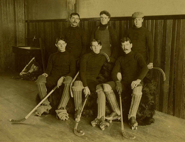 Antique Roller Polo Team - 1897