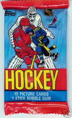 Hockey Card Wrapper 1984 1