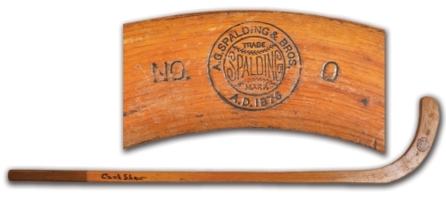 Antique Spalding Ice Polo Stick - 1890s