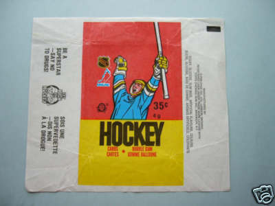 Hockey Card Wrapper 1987 3