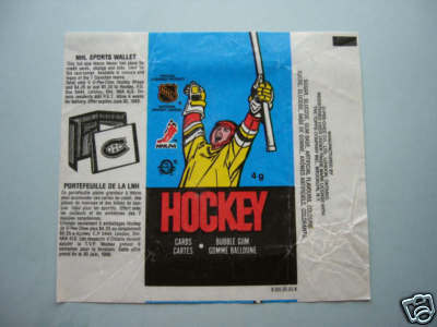Hockey Card Wrapper 1988 2