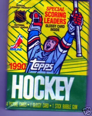 Hockey Card Wrapper 1990 1