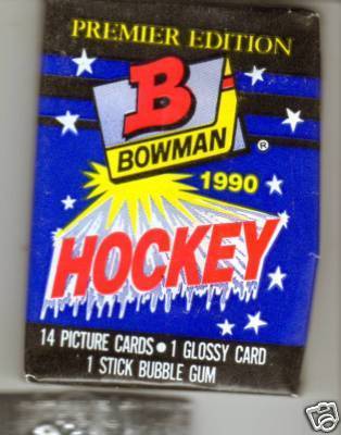 Hockey Card Wrapper 1990