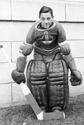 Jacques Plante - 15 Years Old - Antique Goalie Equipment