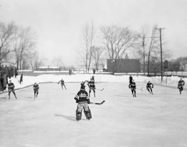 Montreal Canadiens Practice Outside - Pre 1920
