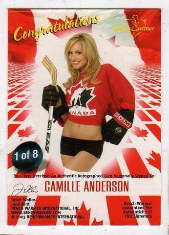 Hockey Cards Bench Warmer 2003 1b