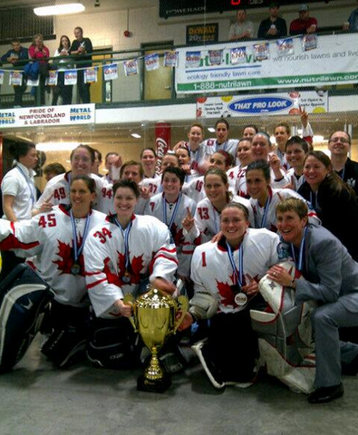 Team Canada Women - ISBHF World Ball Hockey Champions - 2013