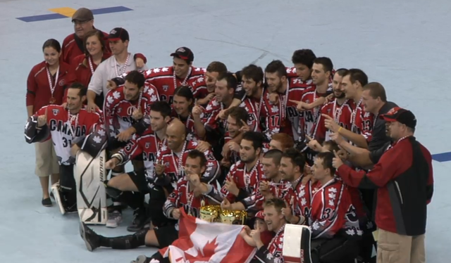 Team Canada Men - World Ball Hockey Federation Champions - 2013