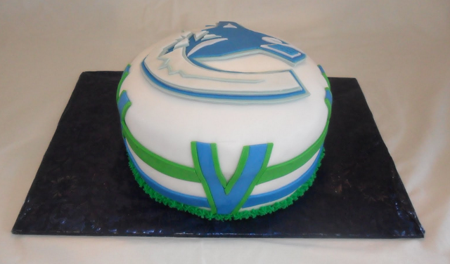 Vancouver Canucks Birthday Cake
