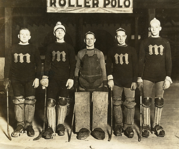 Middleborough Roller Polo Team - Circa 1910 - New England