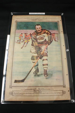 Eddie Shore - Boston Bruins - La Presse Newspaper - 1928