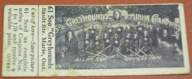 Soo Greyhounds - Dominion Champions / Allan Cup Champions - 1924