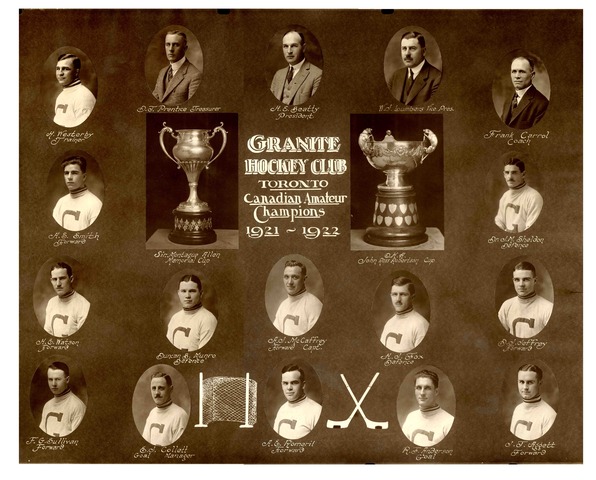 Toronto Granites / Granite Hockey Club  Allan Cup Champions 1922