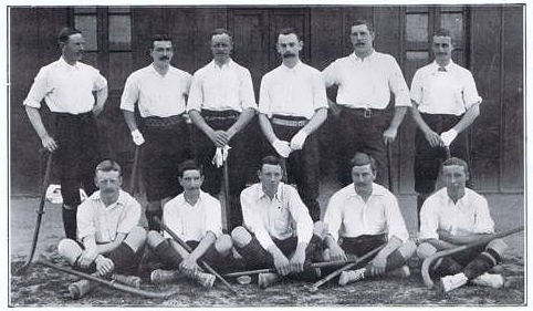 Antique Field Hockey - Army - Malta Garrison Hockey Team - 1901