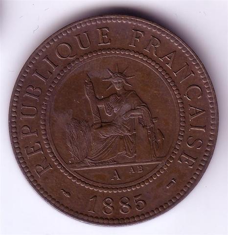 Coin 1885 France 1