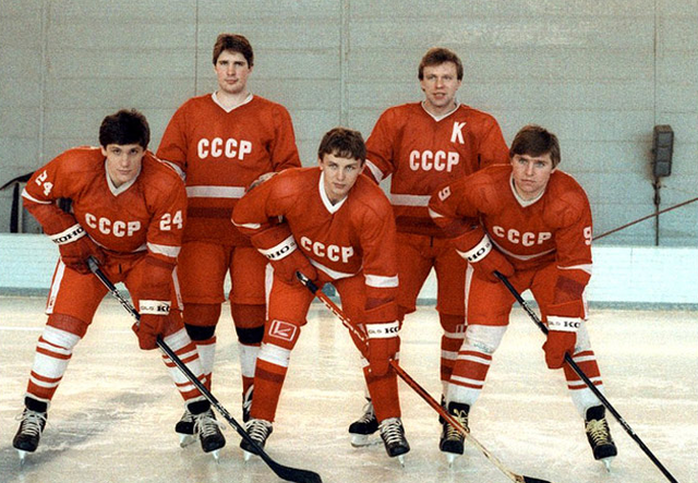 Russian Hockey - Makarov, Kasatonov, Larionov, Fetisov, Krutov