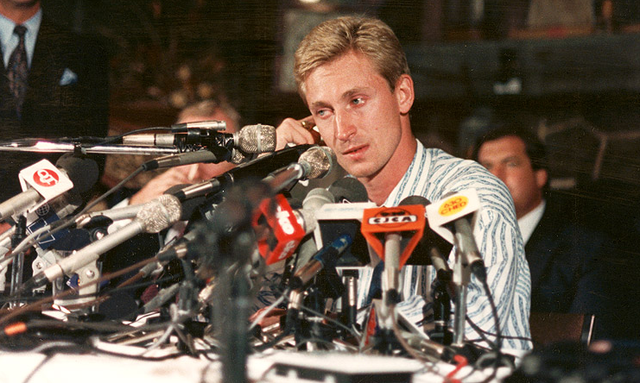 Wayne Gretzky Announces The Trade - August 9, 1988