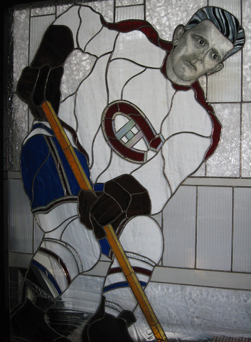 Maurice Richard - The Rocket - Stained Glass Window