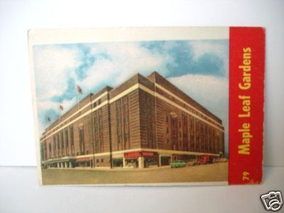 Hockey Cards 1955 Maple Leaf Gardens