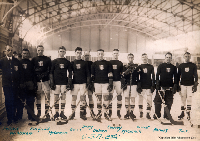 Team USA - 1920 Olympic Silver Medal Winners - Antwerp, Belgium
