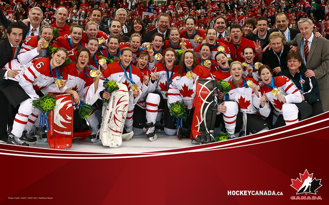 Team Canada Women - 2010 Winter Olympics Ice Hockey Champions   