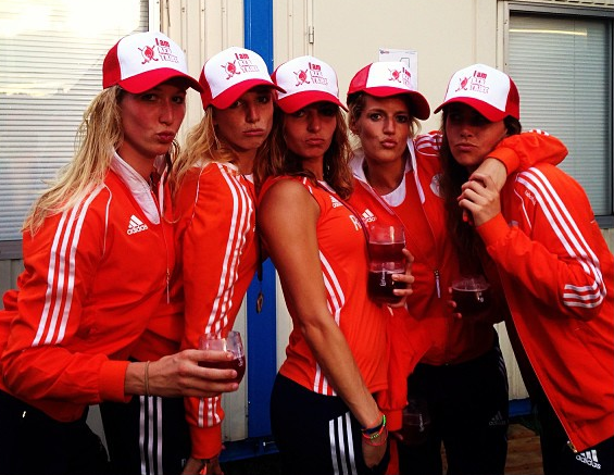 Dutch Girls - Netherlands Women's Team - Duckface at EHC 2013