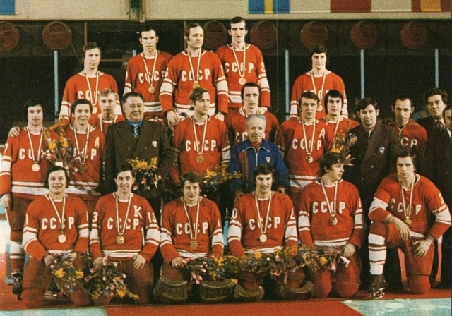 1976 Winter Olympics Hockey Champions - USSR National Team