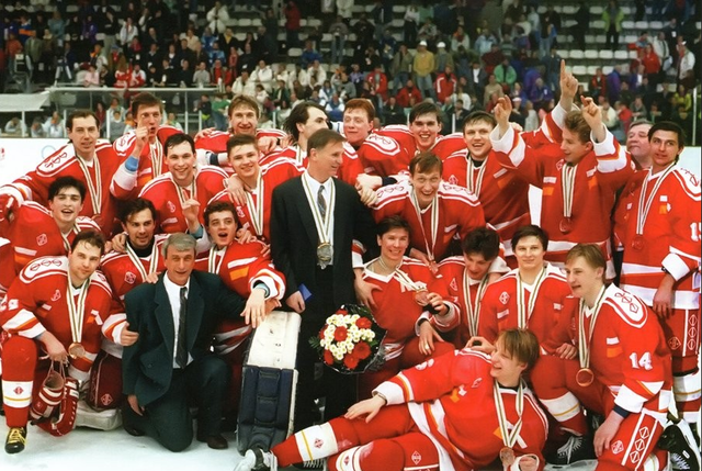 1992 Winter Olympics Hockey Champions - Unified Team / Russia