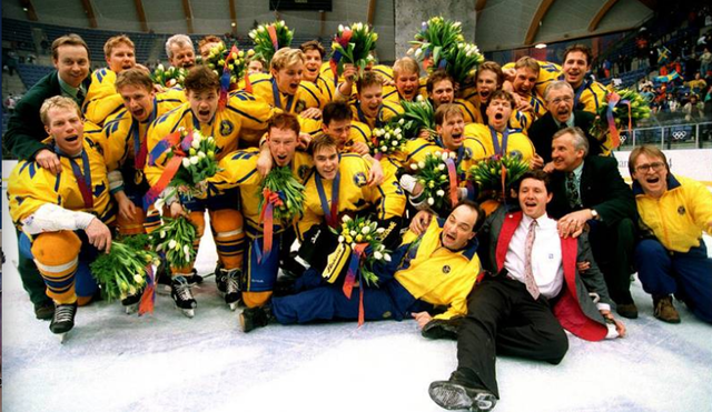 1994 Winter Olympics Hockey Champions - Sweden / Tre Kronor