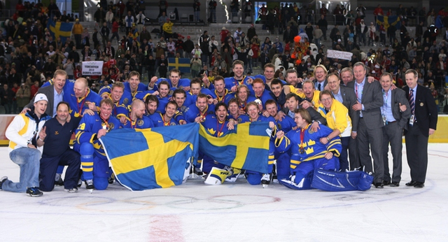 2006 Winter Olympics Hockey Champions - Sweden / Tre Kronor