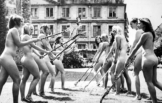 Nude / Naked Lacrosse - Oxford Blues Charity Naked Calendar 2014