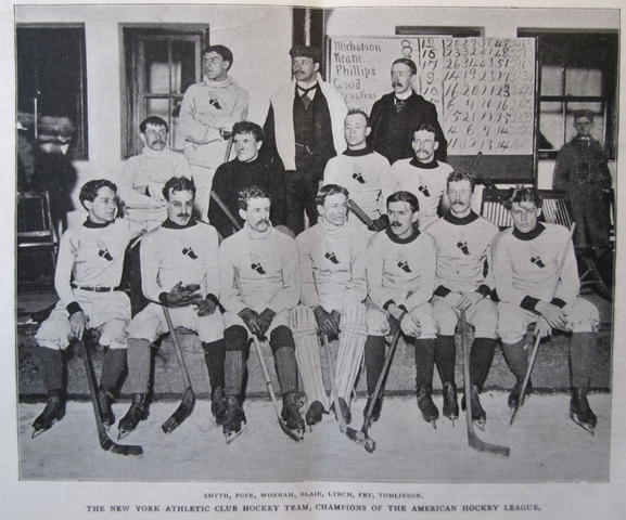 New York Athletic Club Hockey Team - American Hockey League 1897
