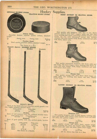 Antique Ice Hockey Stick Ad - 1922 - Salyerd's Special Hockey