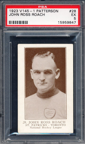 John Ross Roach Hockey Card - 1923 V145-1 William Paterson Set