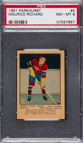 Maurice 'Rocket' Richard - Parkhurst Hockey Card #4 - 1951