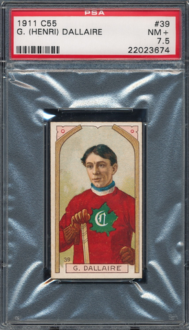 G (Henri) Dallaire Hockey Card - C55 Imperial Tobacco - 1911