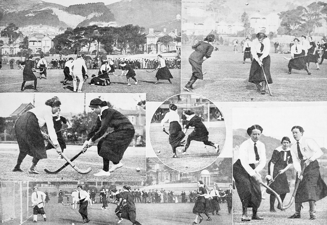 New Zealand Women's Hockey History - England vs New Zealand 1914