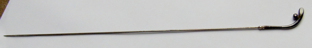 Charles Horner Hockey Stick Hat Pin - Antique - 1909