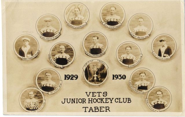 Vets Junior Hockey Club - Tip Top Trophy Champions - 1930