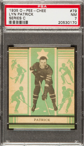 Lyn Patrick Hockey Card - Series C - No 79 - O Pee Chee - 1935