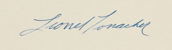 Lionel Conacher Autograph - 1933