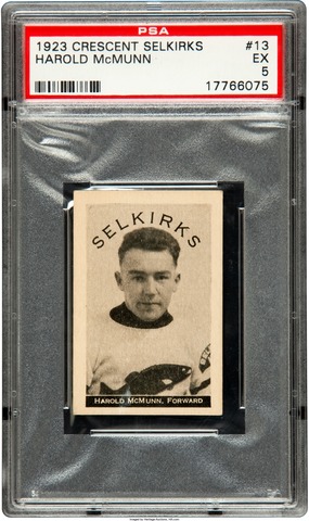 Harold McMunn Hockey Card - Crescent Selkirks - No 13 - 1923