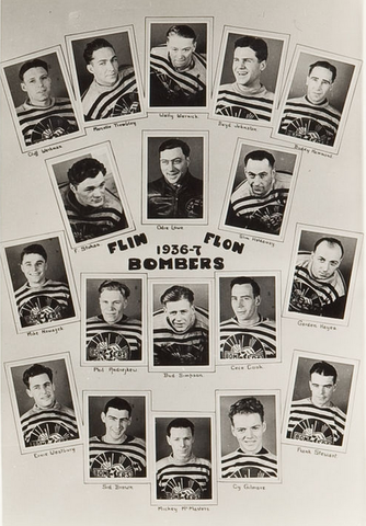 Flin Flon Bombers - Team Photo  - 1936-37 Season