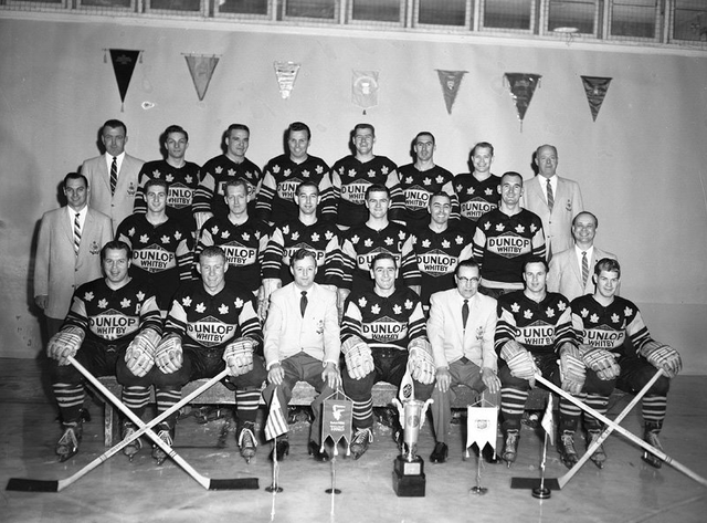 Whitby Dunlops - IIHF World Ice Hockey Champions - 1958
